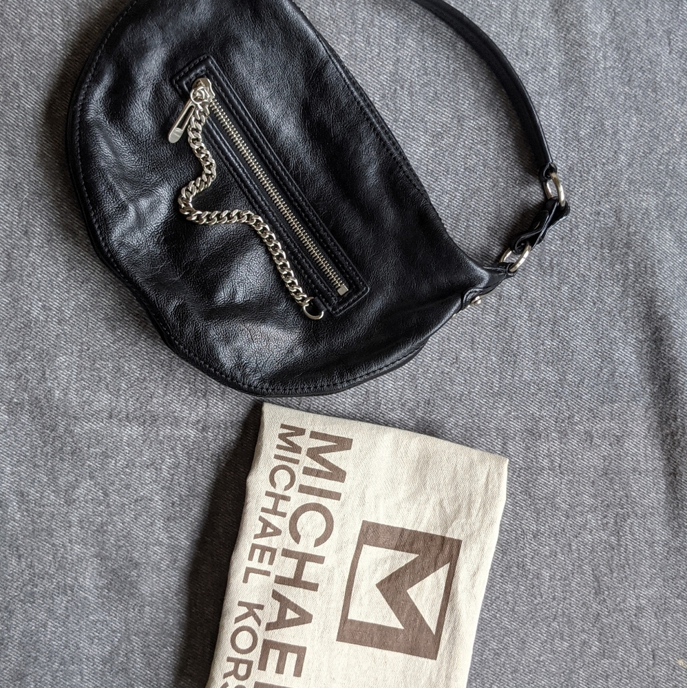 NWOT Michael Kors black leather purse